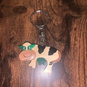 COW PURSE CHARM OR KEYCHAIN